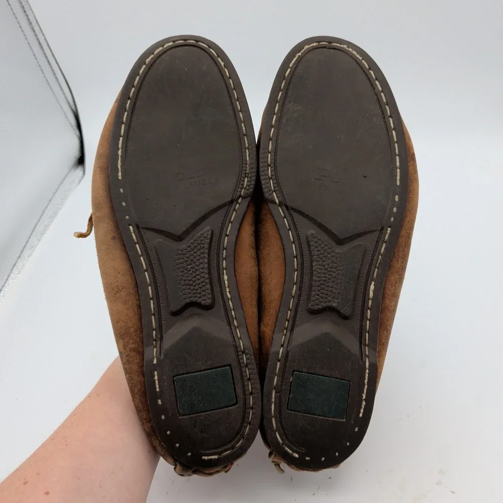 Polo Country Ralph Lauren Mens 9.5 Brown Leather Tassel Kiltie Moccasins USA